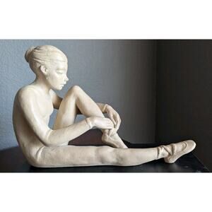 Austin Productions Judith Rich Ballerina Sculpture Base Seated Dancer Slippers